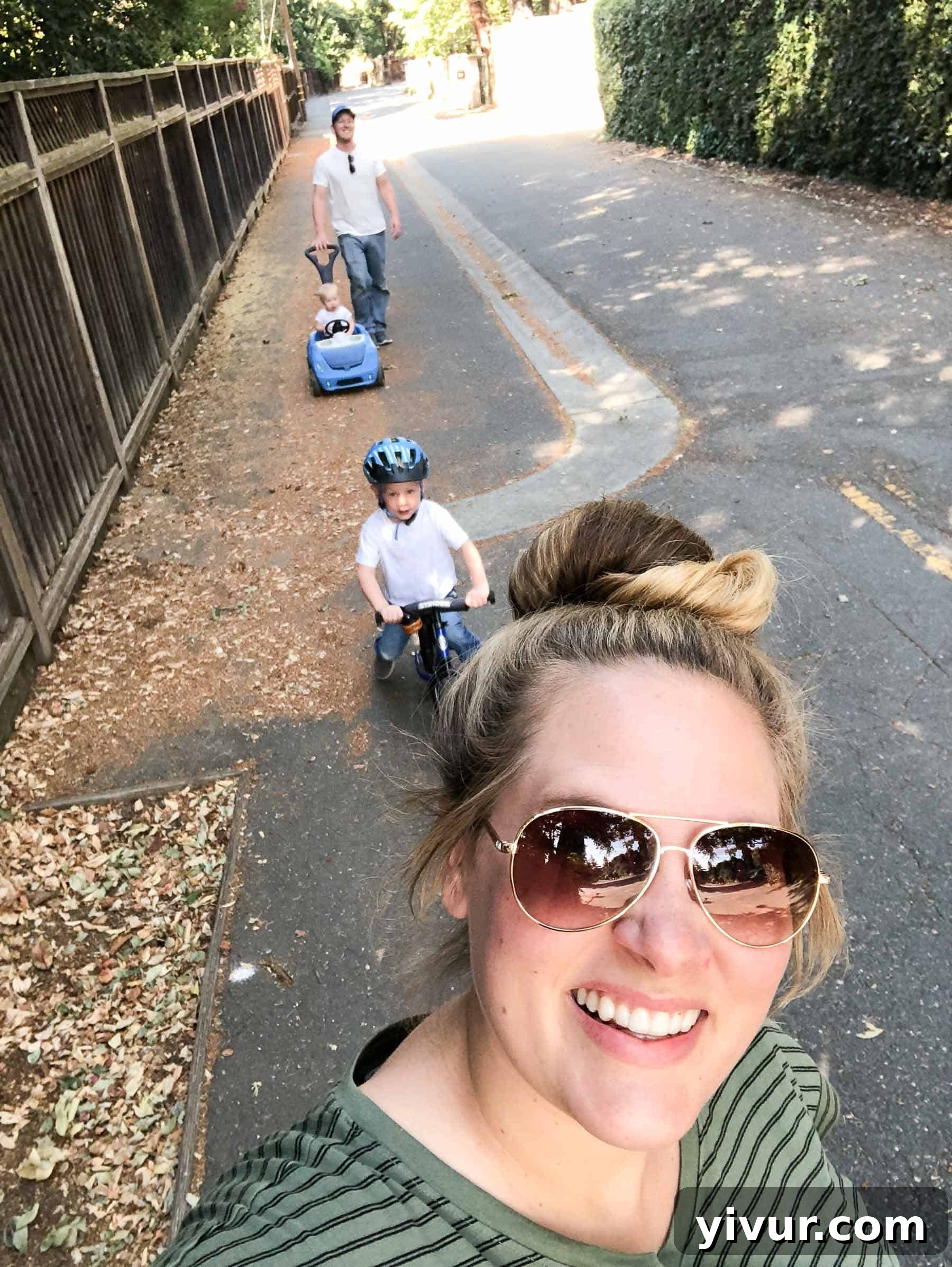 A Glimpse into Summer 2019 11 A father and his two sons, Josh and Ryan, enjoying playful moments together in their living room.