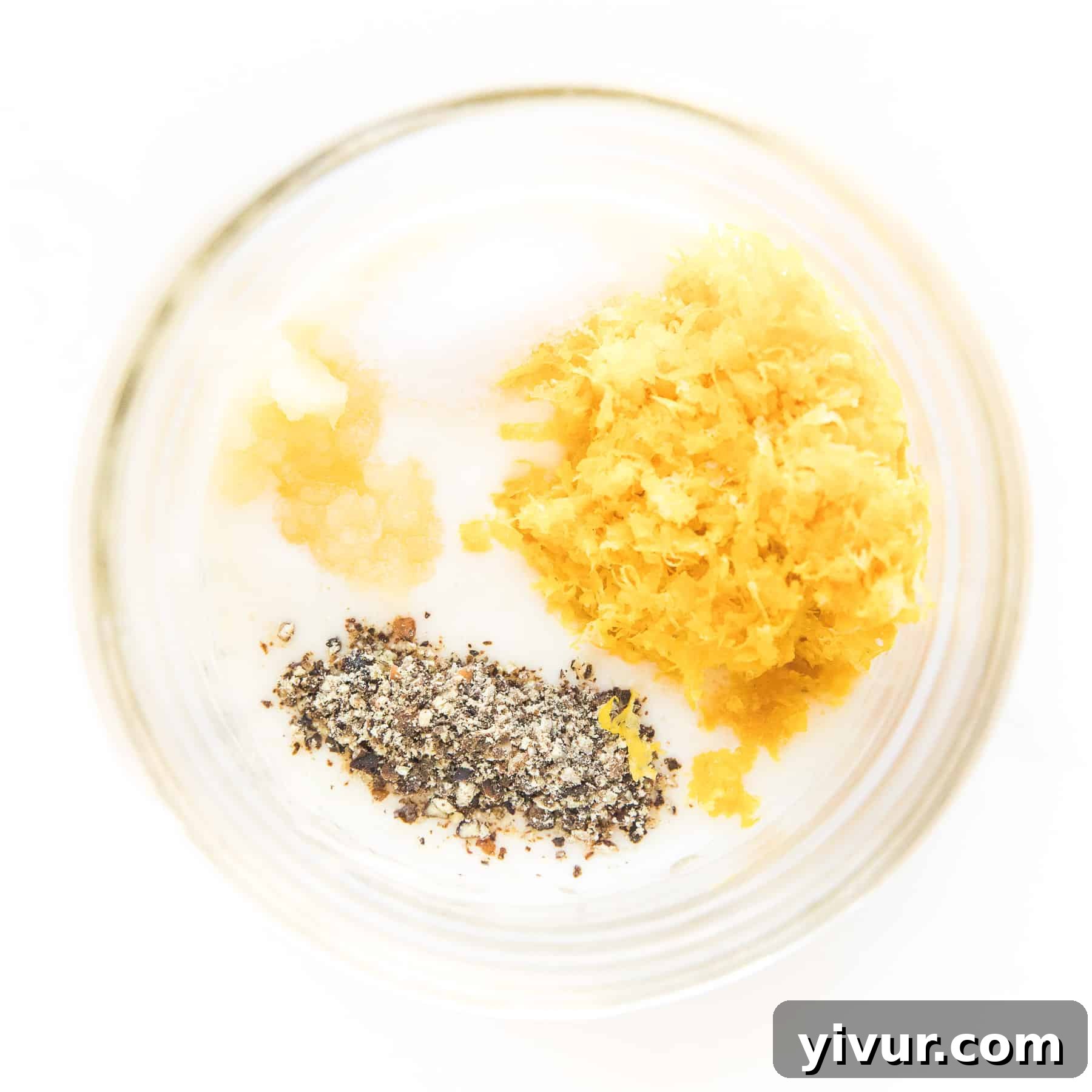 ingredients to make lemon garlic aioli