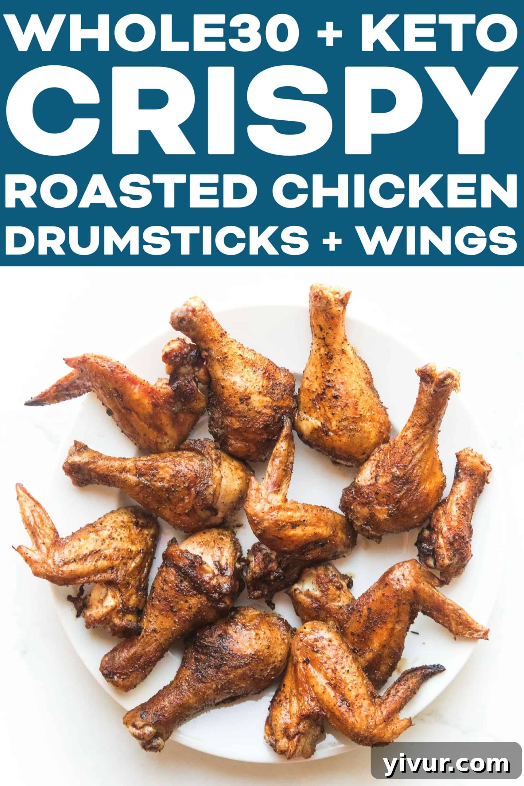 Golden Crispy Whole30 & Keto Chicken Drumsticks and Wings 5 img 9274 4 scaled