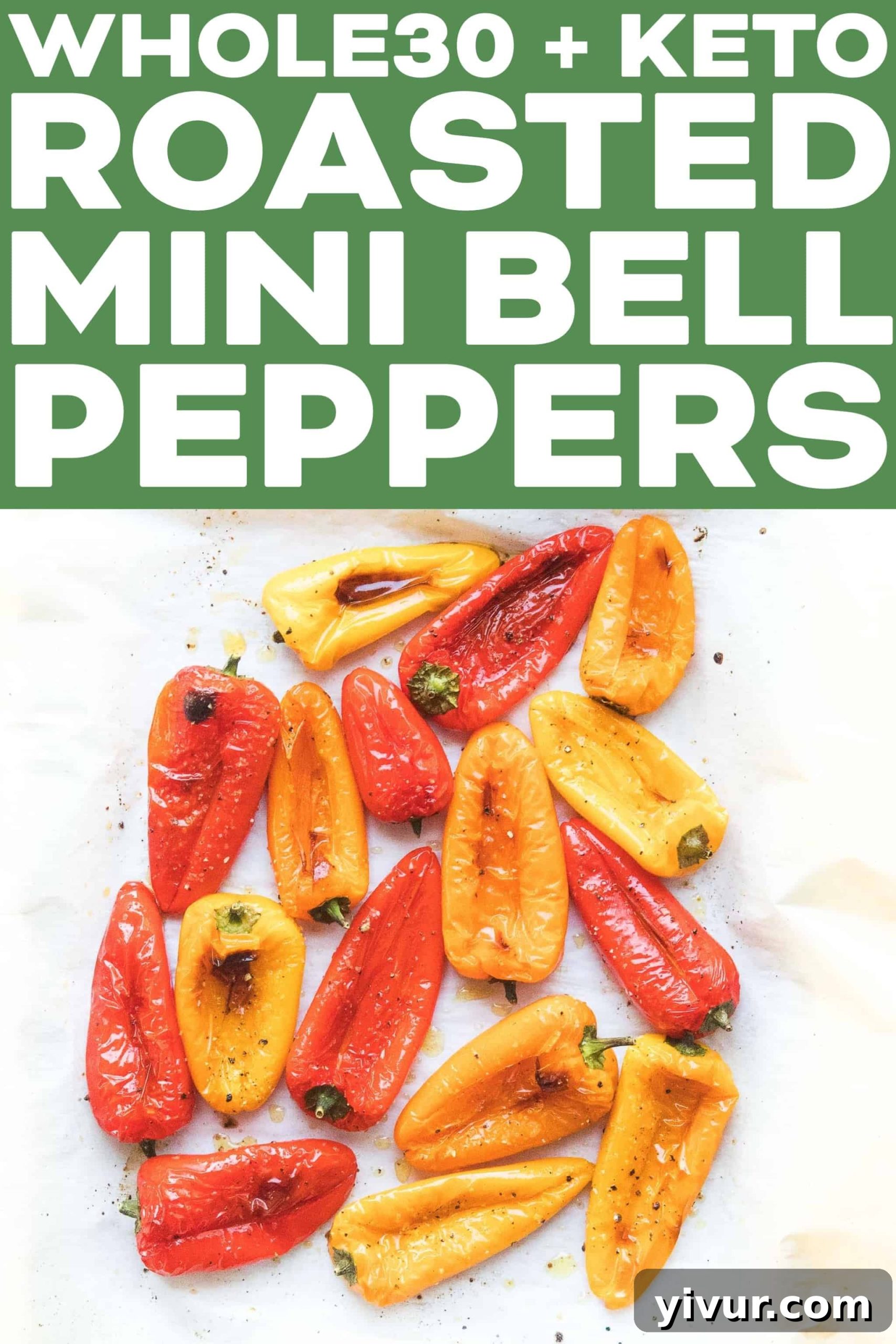 A generous serving of roasted mini bell peppers in a bowl, showing their vibrant color and texture.