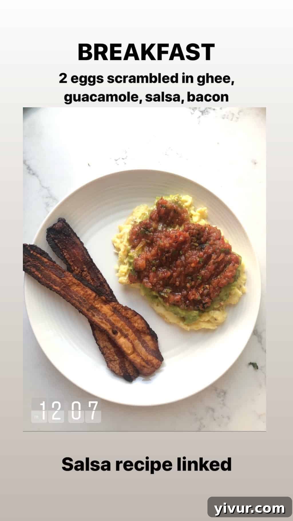 A fresh side of salsa, a versatile accompaniment for various clean keto dishes.