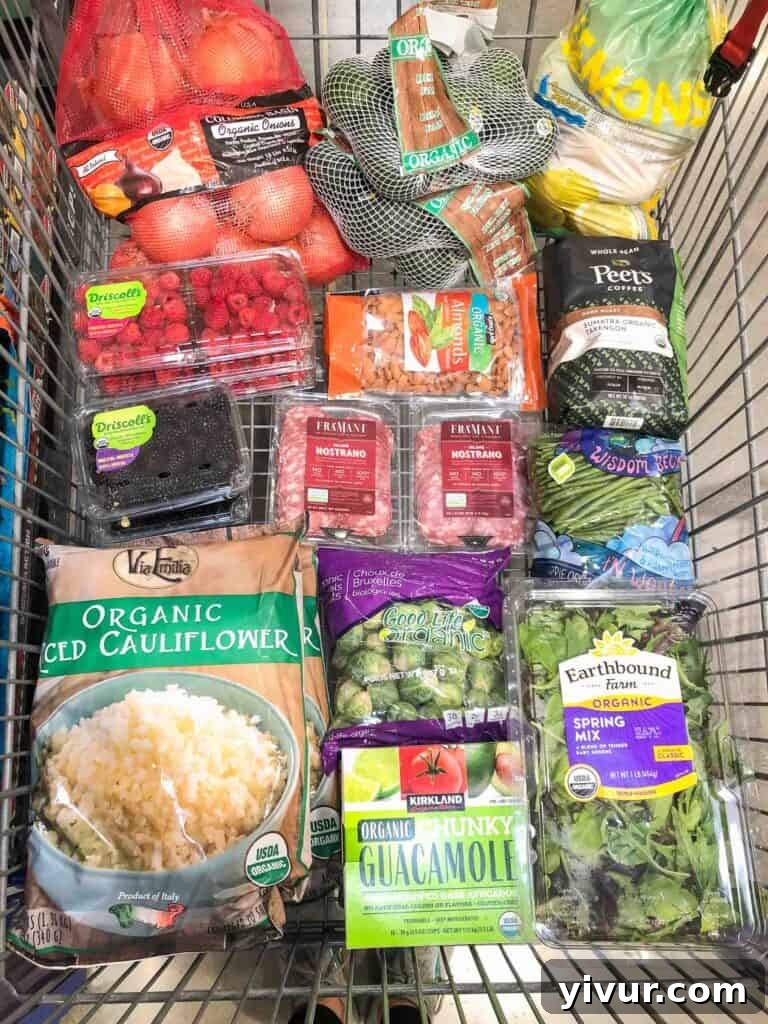 Whole30 + Keto groceries at Costco