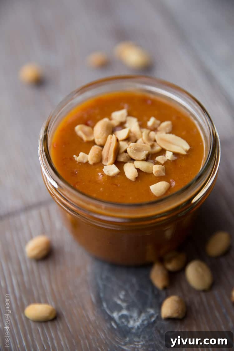 Creamy Asian Peanut Dressing 3 Easy Asian Peanut Sauce and Salad Dressing, only 2 ingredients!