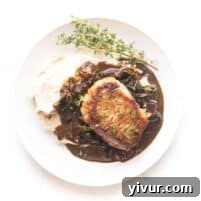 Ultimate Whole30 Keto Pork Chops with Creamy Bacon Mushroom Sauce 5 Whole30 Keto Pork Chops with Bacon Mushroom Sauce