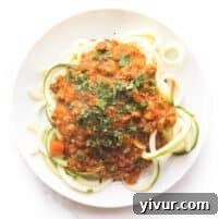 Whole30 + Keto Instant Pot Bolognese Sauce