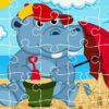 hippo jigsaw